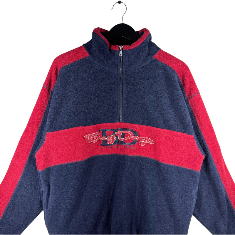 Vintage Big Dogs 1/4 Zip Fleece