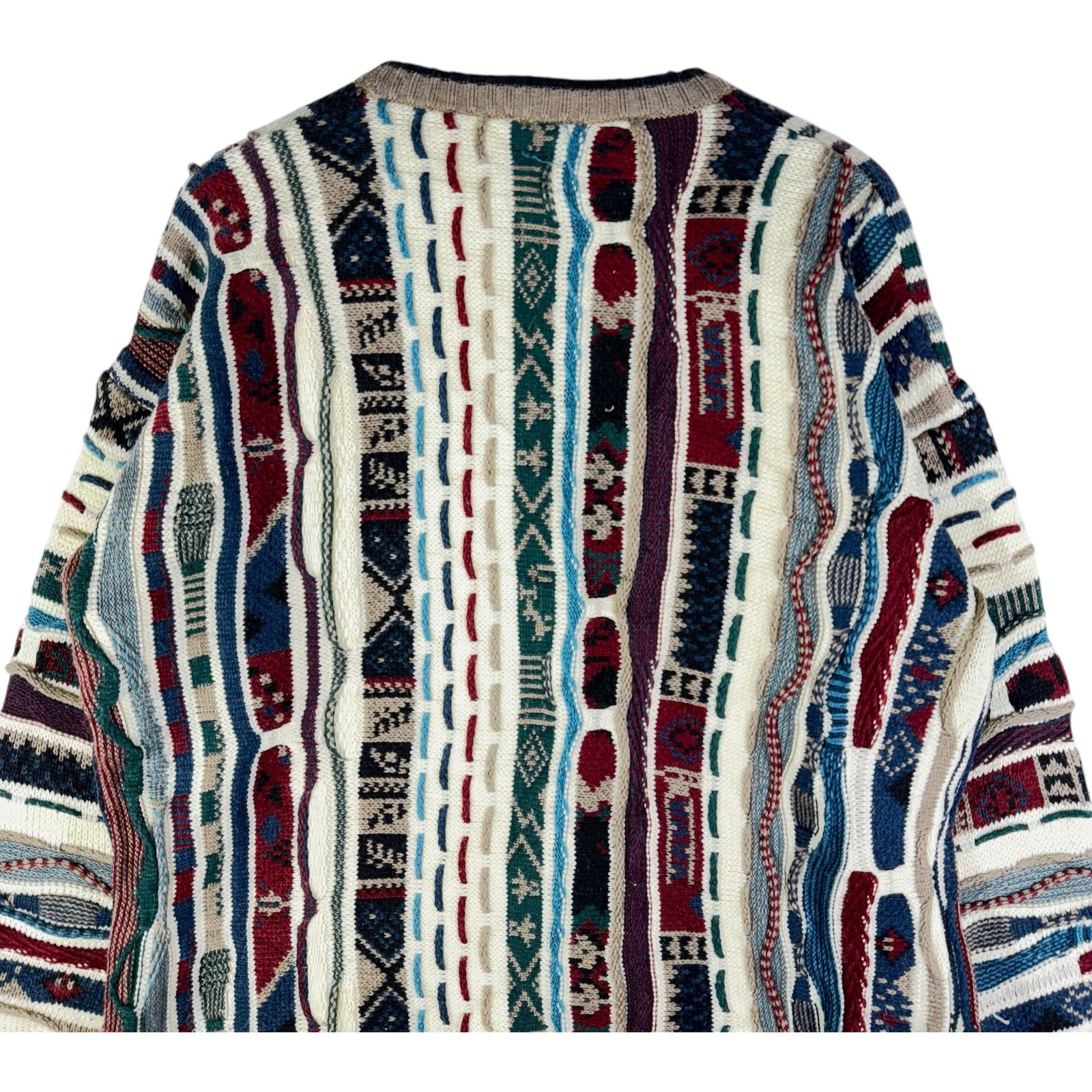 Vintage Coogi 3D Knit Wool Sweater