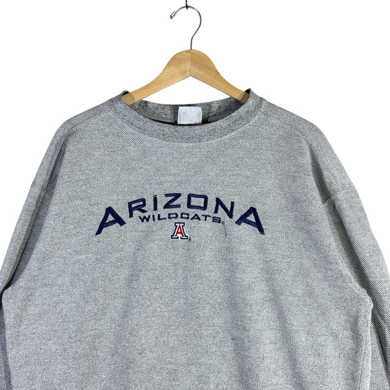 Vintage University Or Arizona Wildcats Arch Spellout Crewneck