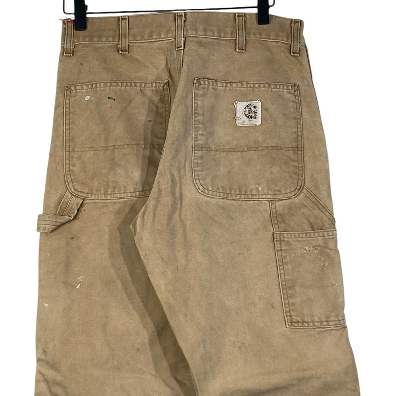 Vintage Carpenter Canvas Distressed Utility Pants 30