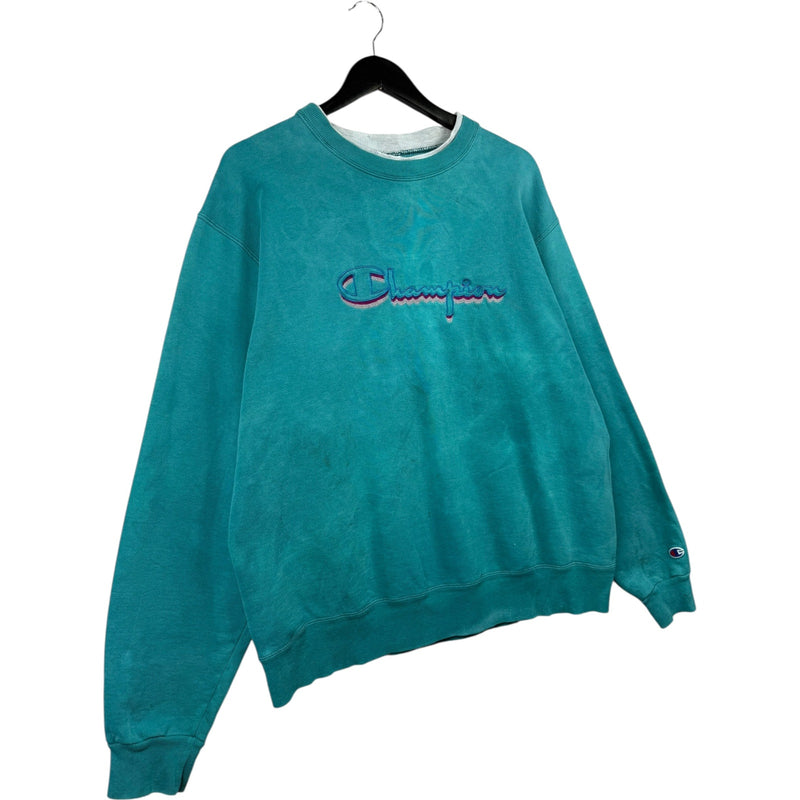 Vintage Champion Embroidered Logo Crewneck