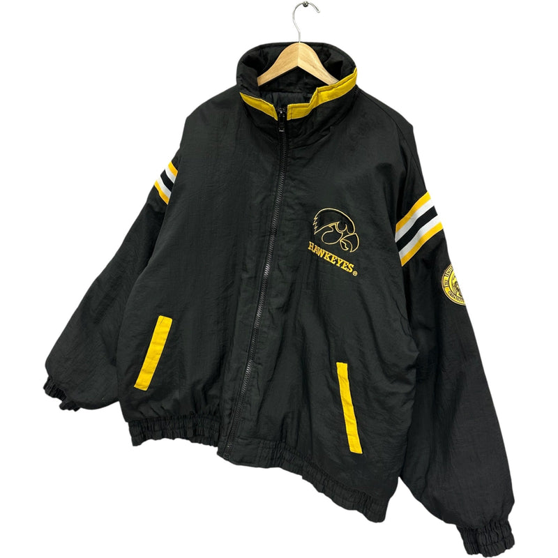 Vintage Iowa Hawkeyes Embroidered Puffer Jacket