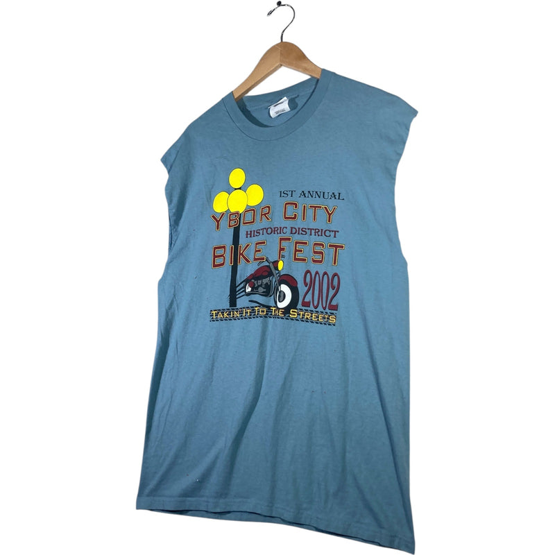 Vintage Hanes Ybor City Bike Fest 2002 Tank Top