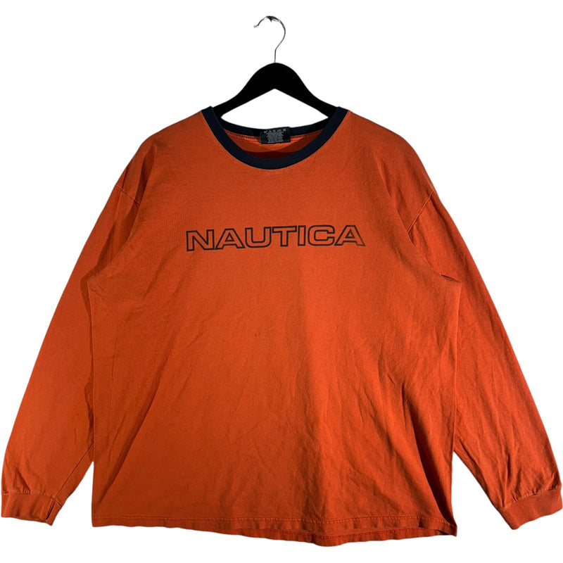 Vintage Nautica Spellout Long Sleeve