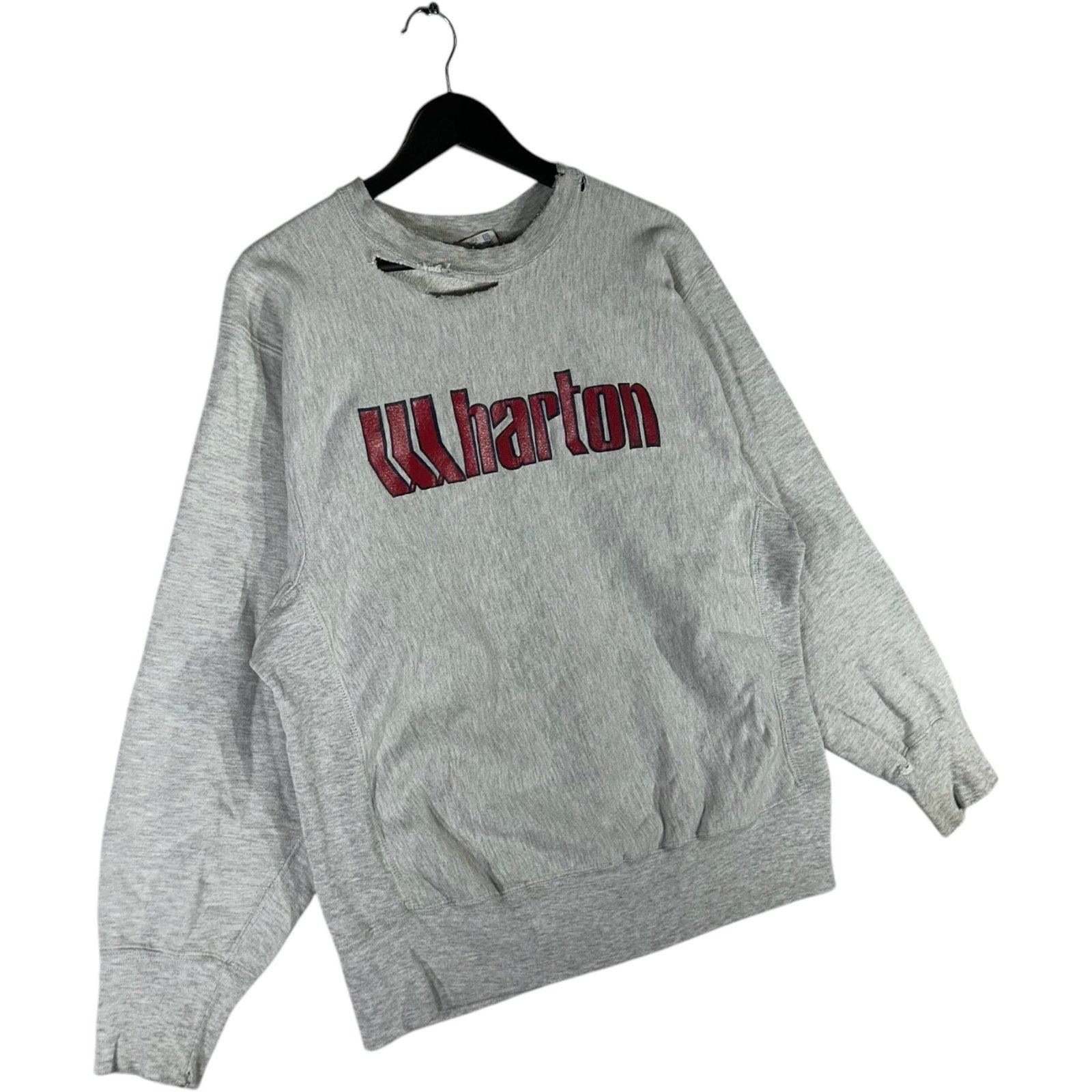 Vintage Champion Reverse Weave Wharton School of Business Crewneck