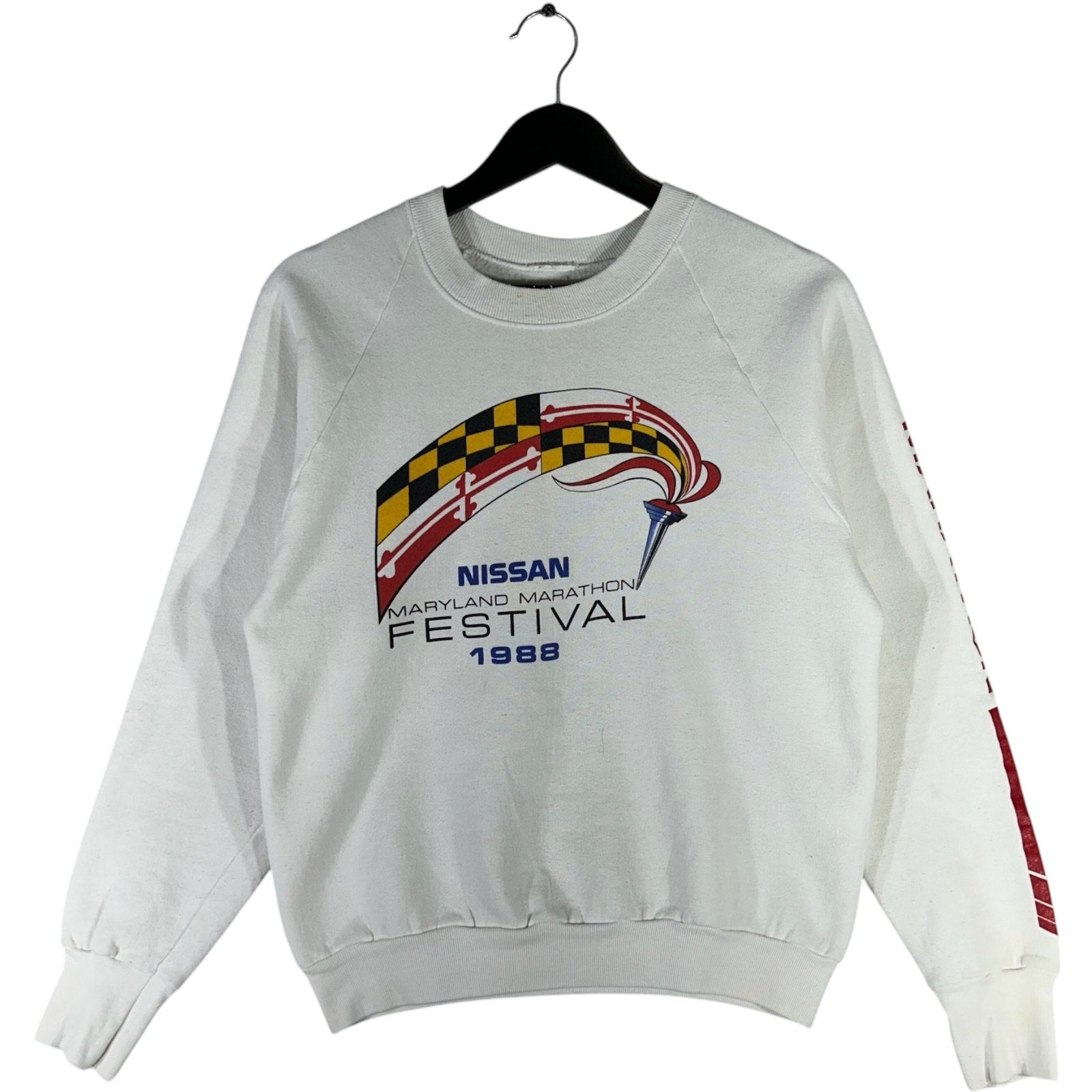 Vintage Nissan Maryland Marathon Festival Crewneck 80s