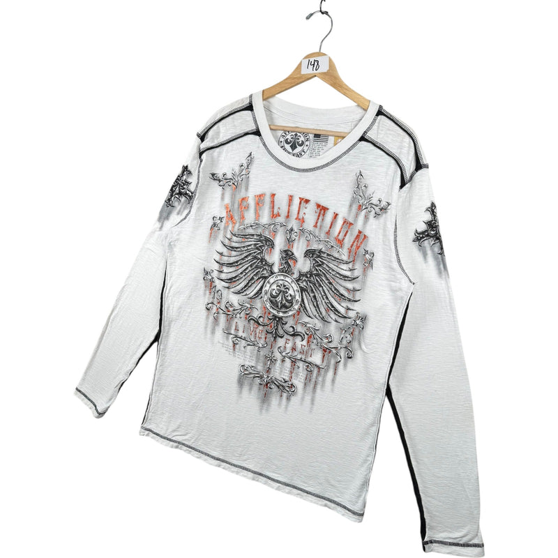Vintage Affliction Live Fast Long Sleeve Tee