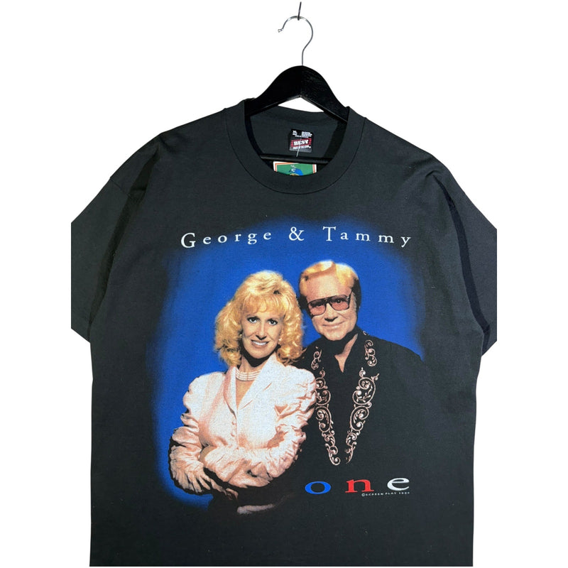 Vintage George & Tammy 1995  T-Shirt