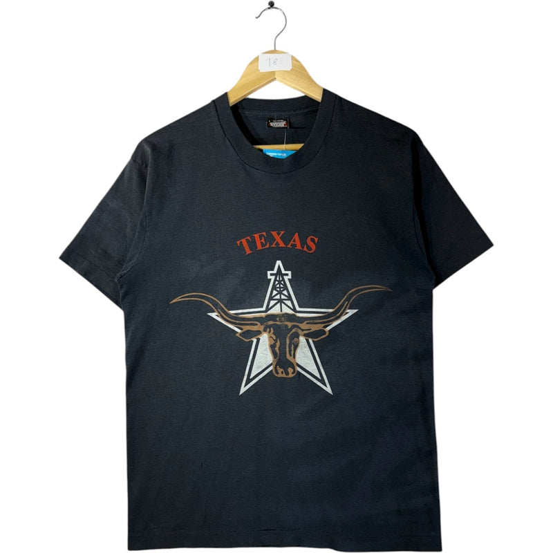 Vintage Texas Longhorn Oil Rig Star Graphic T-Shirt