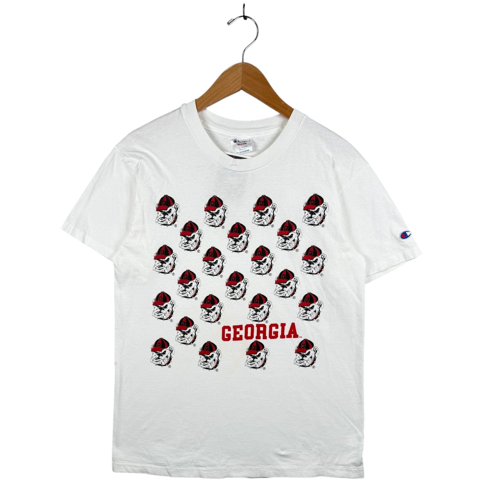 Vintage Champion Georgia Bulldogs Uga Mascot T-Shirt