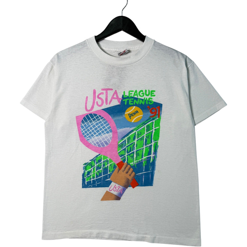 Vintage USTA League Tennis Tee 1991