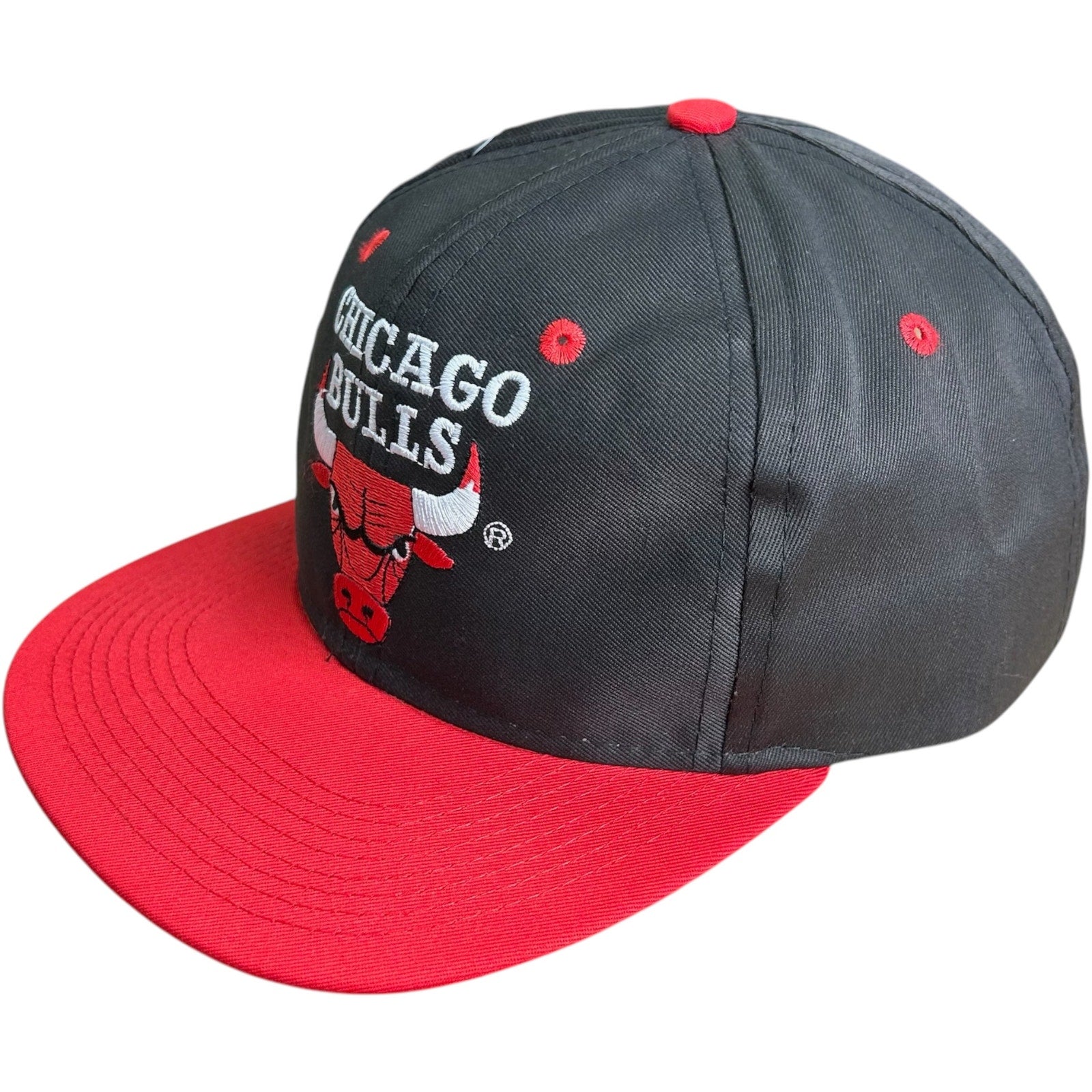 Vintage NWT Chicago Bulls Spellout NBA Snapback Hat