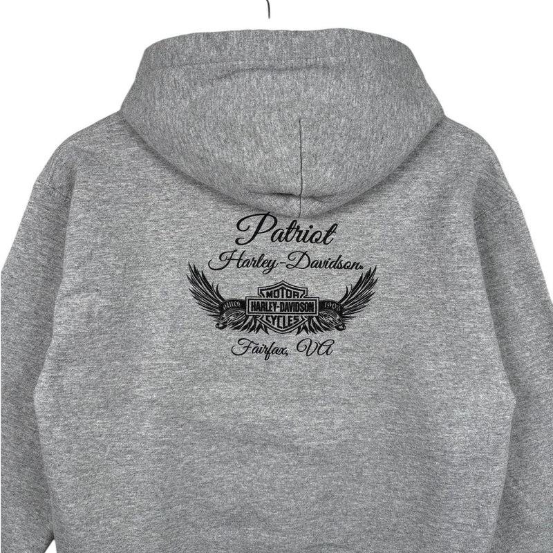 Vintage Harley Davidson Script Logo Hoodie