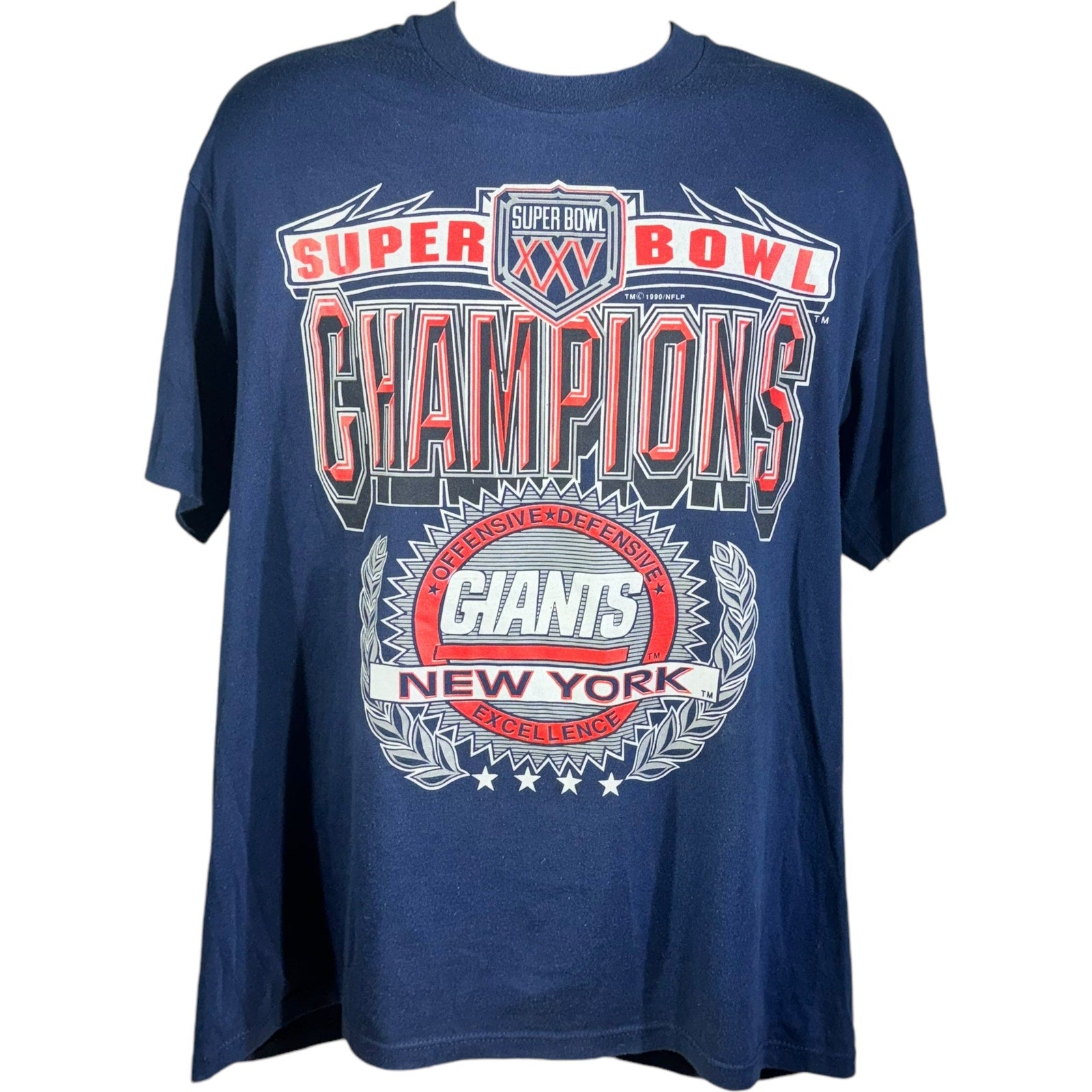 Vintage New York Giants Super Bowl XXV Champions Tee