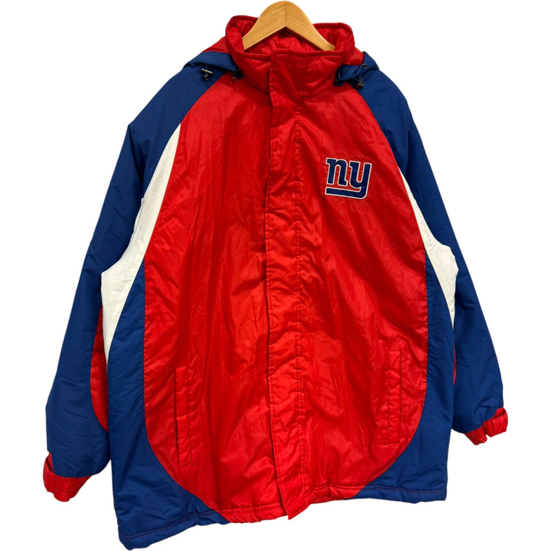 Vintage NY Giants Hooded Logo NFL Puffer Jacket