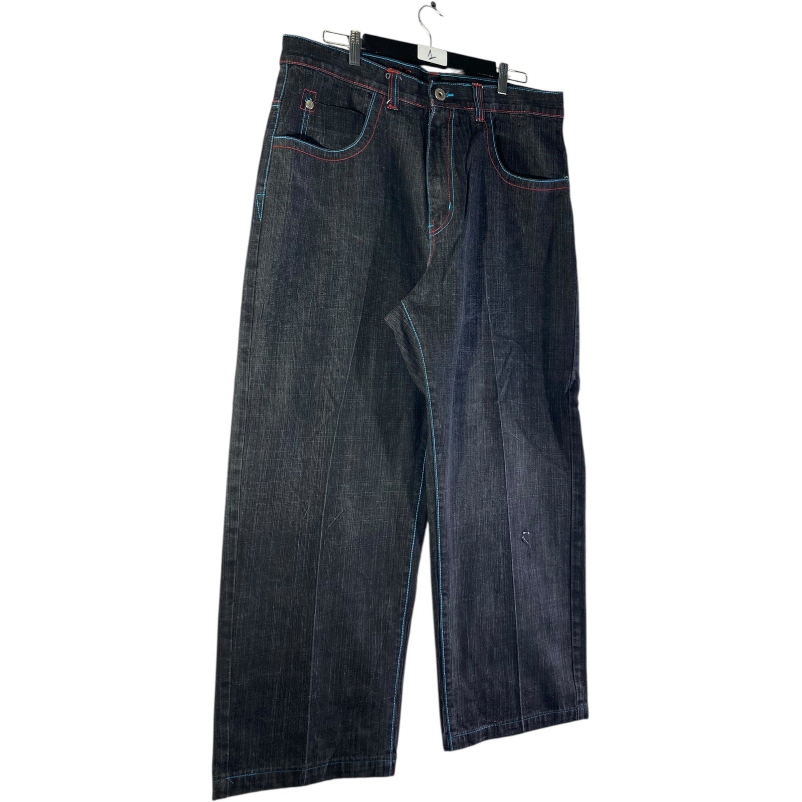 Vintage Wide Leg Denim Jeans 38x32