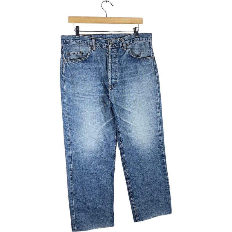 Vintage Levi's 501 Light Wash Straight Leg Jeans