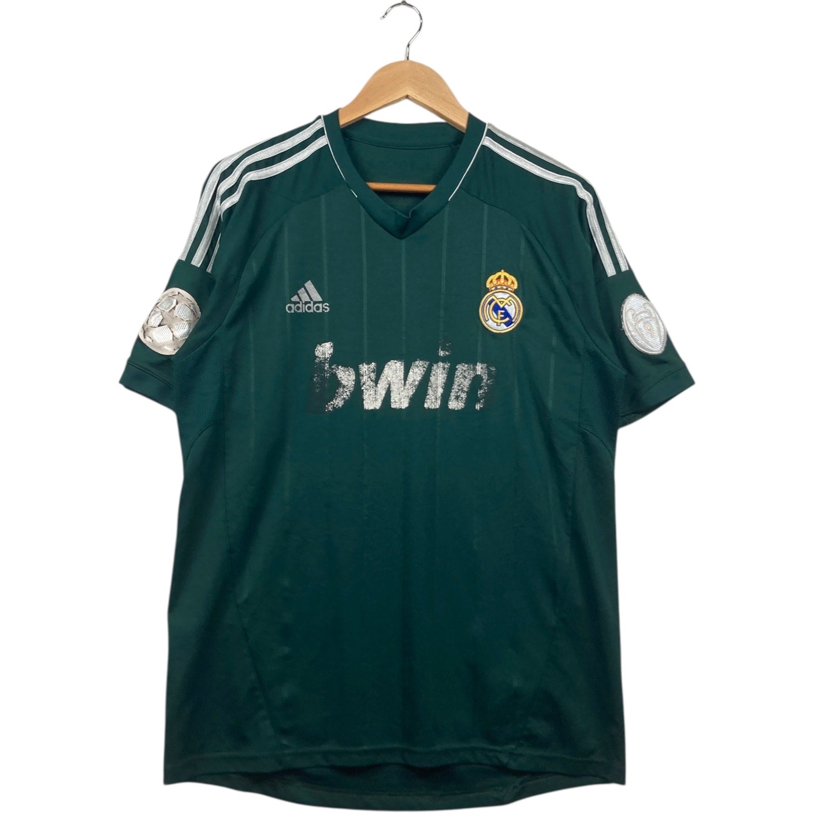 Vintage Adidas Real Madrid Bwin Soccer Jersey