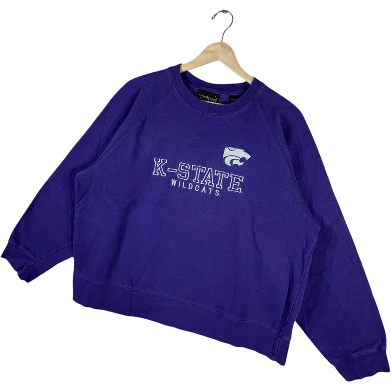 Vintage Kansas State University Wildcats Spellout Crewneck