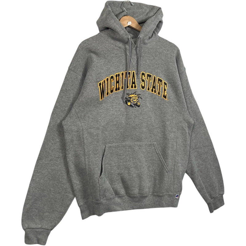 Vintage Russell Wichita State University Arch Spellout Hoodie