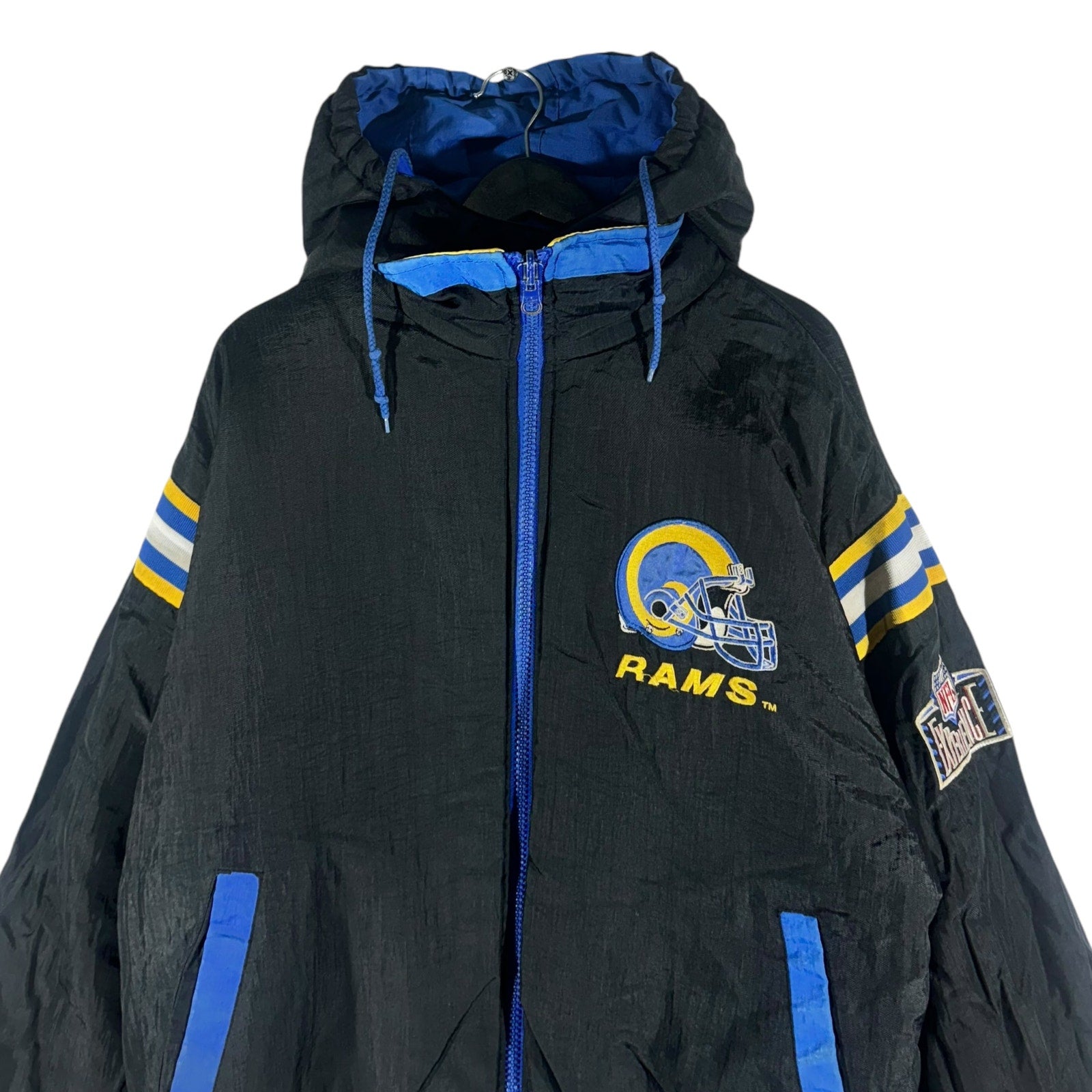 Vintage Pro Player St. Louis Rams Reversible Puffer Jacket