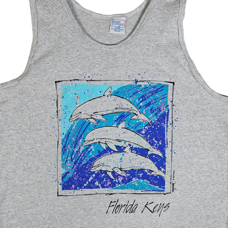 Vintage Florida Keys Dolphins Tank Top