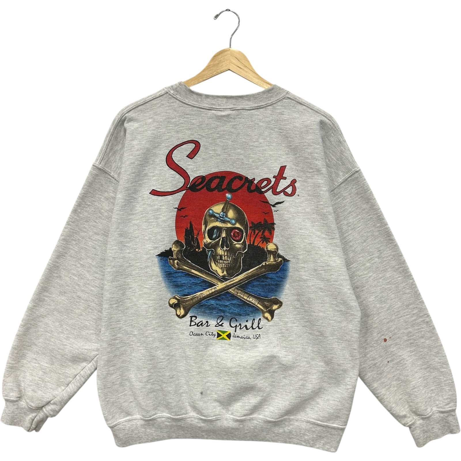 Vintage Seacrets Bar And Grill Jamaica Souvenir Crewneck