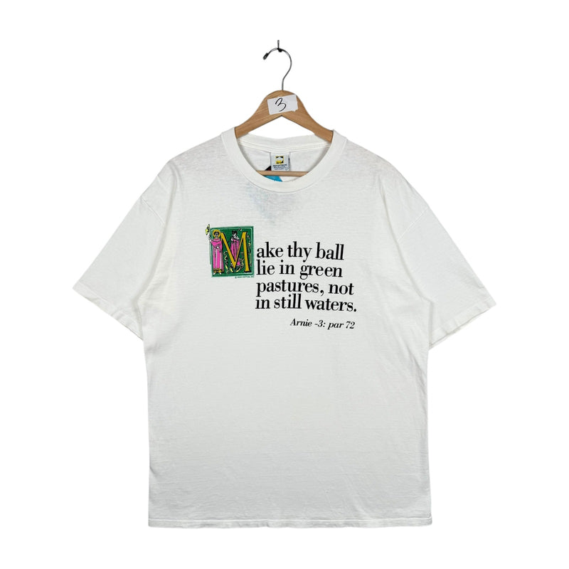 Vintage Golf Arnie Palmer Par 72 Quote T-Shirt