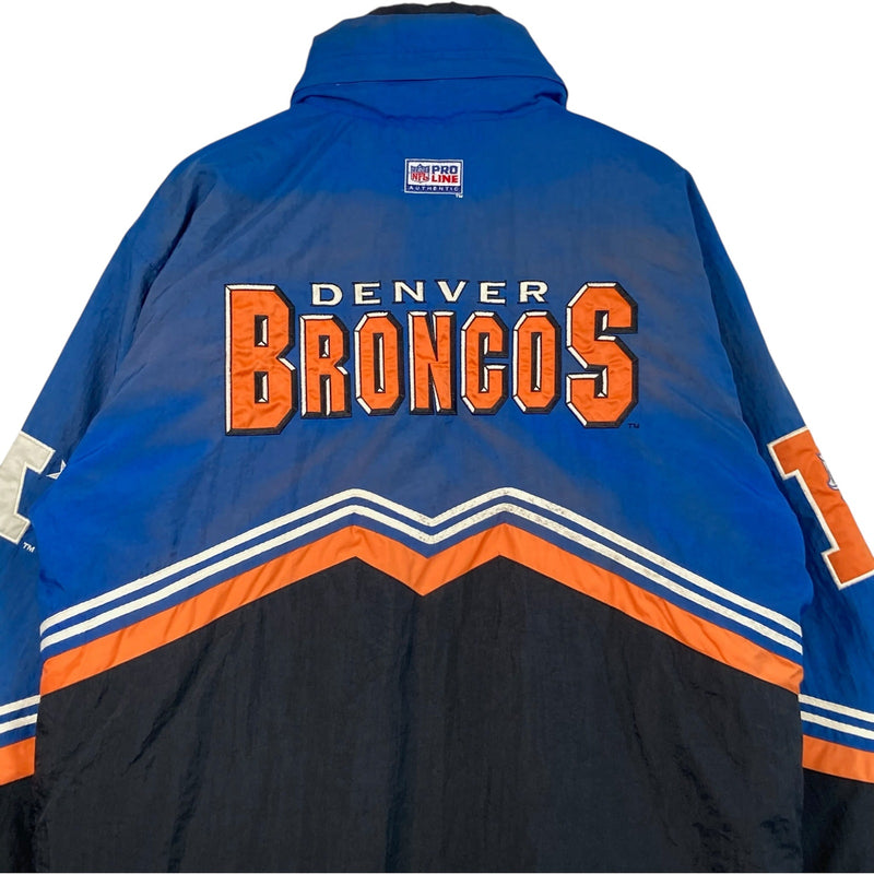 Vintage Pro Line Denver Broncos Full Zip NFL Jacket