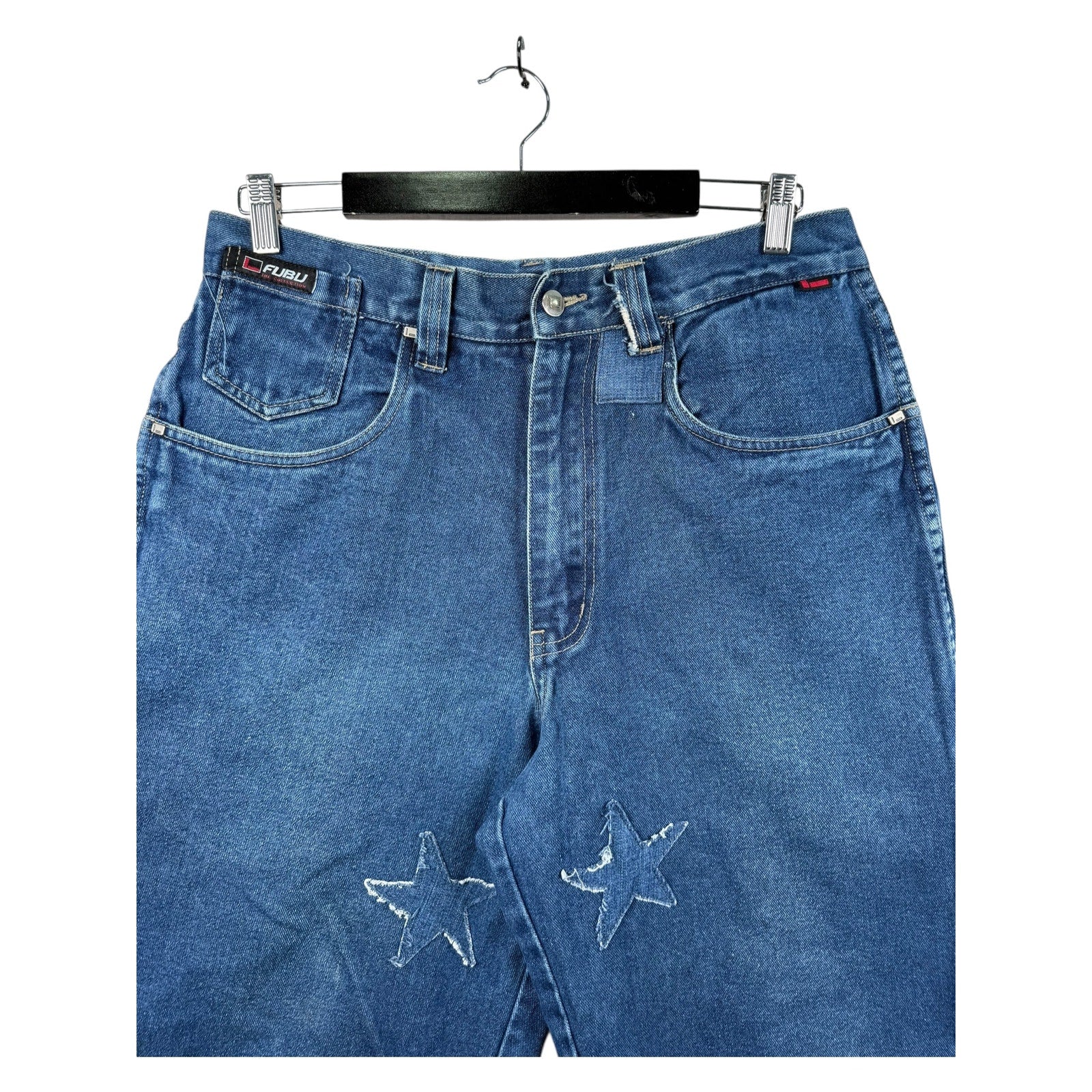 Vintage Fubu Carpenter Denim Jean Shorts 34