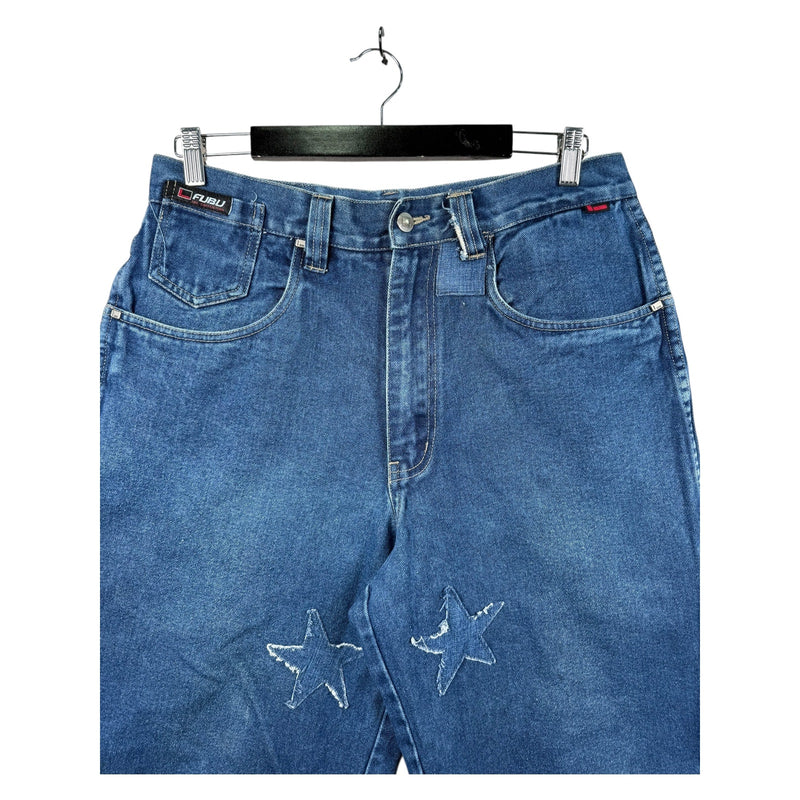 Vintage Fubu Carpenter Denim Jean Shorts 34