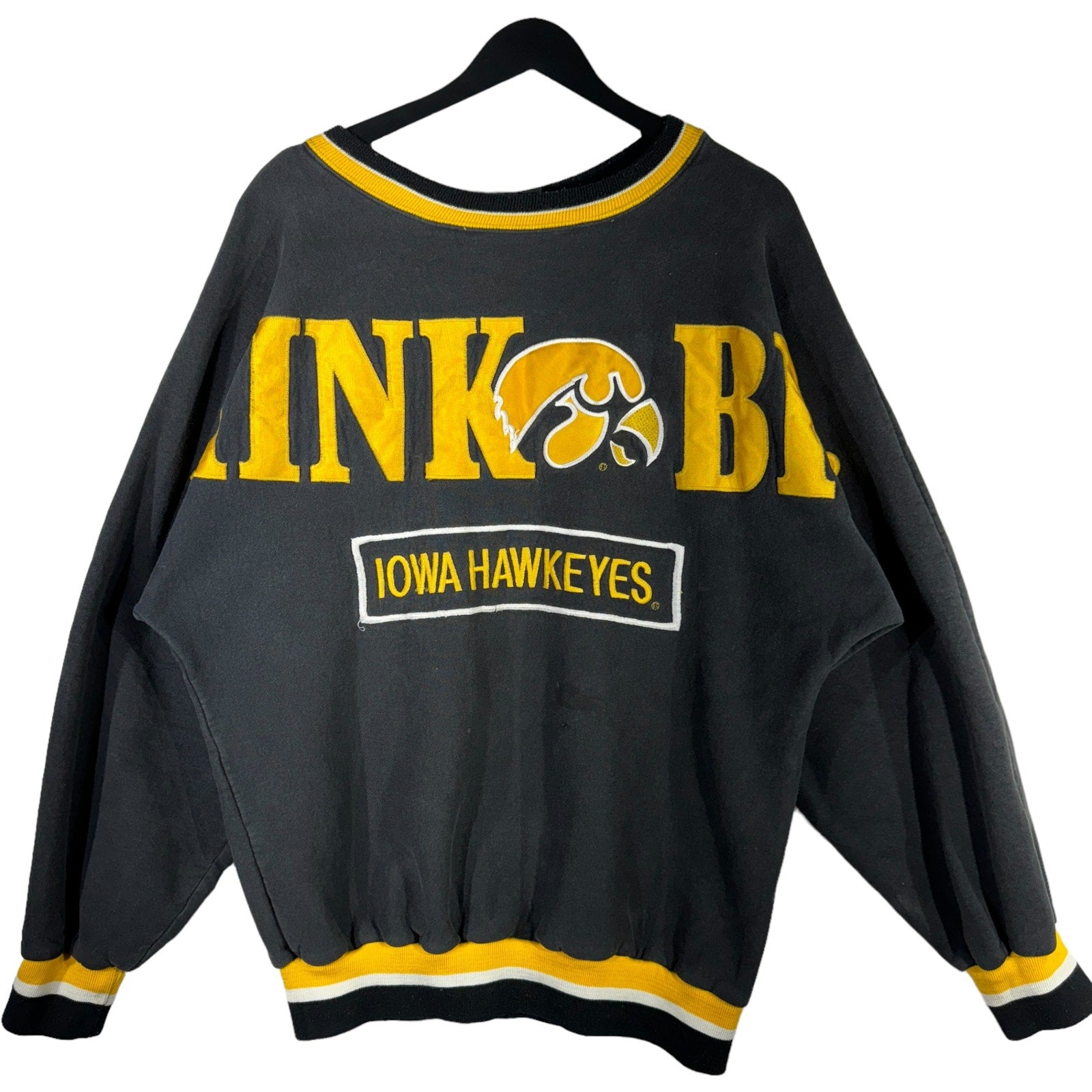 Vintage "Think Big" University of Iowa Hawkeyes Crewneck