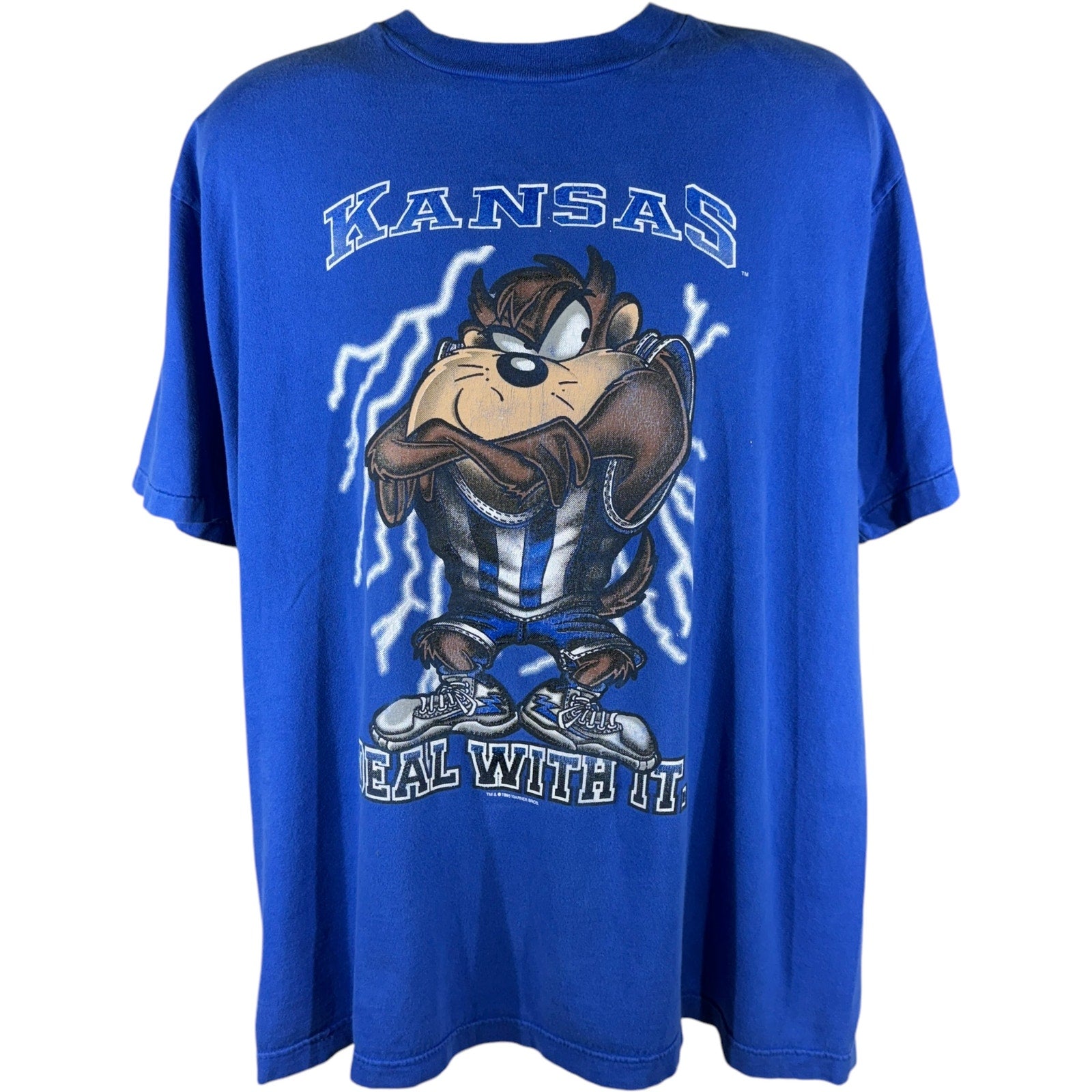 Vintage University Of Kansas Taz Tee