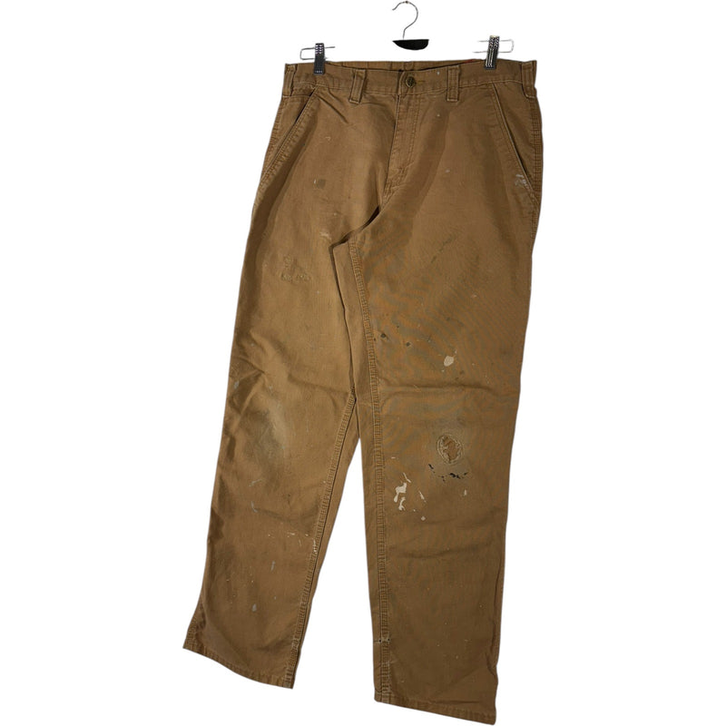 Vintage Carhartt Dungaree Fit Workwear Utility Carpenter Pants 33x34