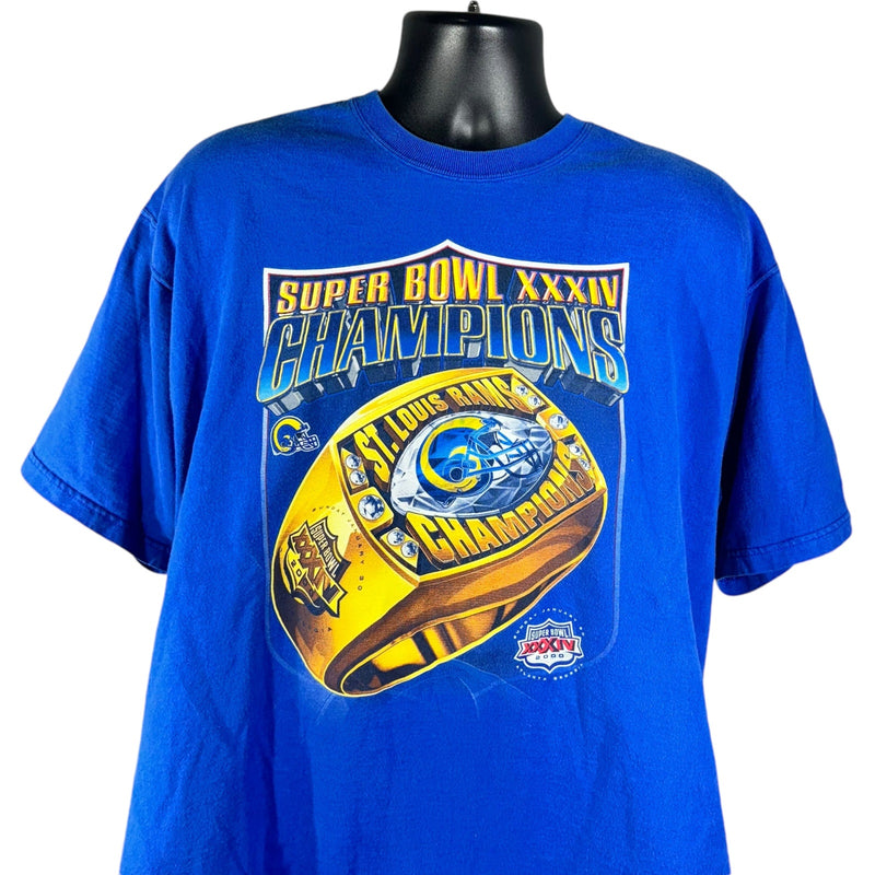 Vintage St. Louis Rams Super Bowl Champions Tee 2000