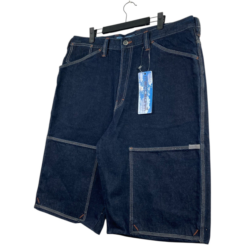 Vintage MECCADNM Dark Wash Denim Shorts 38