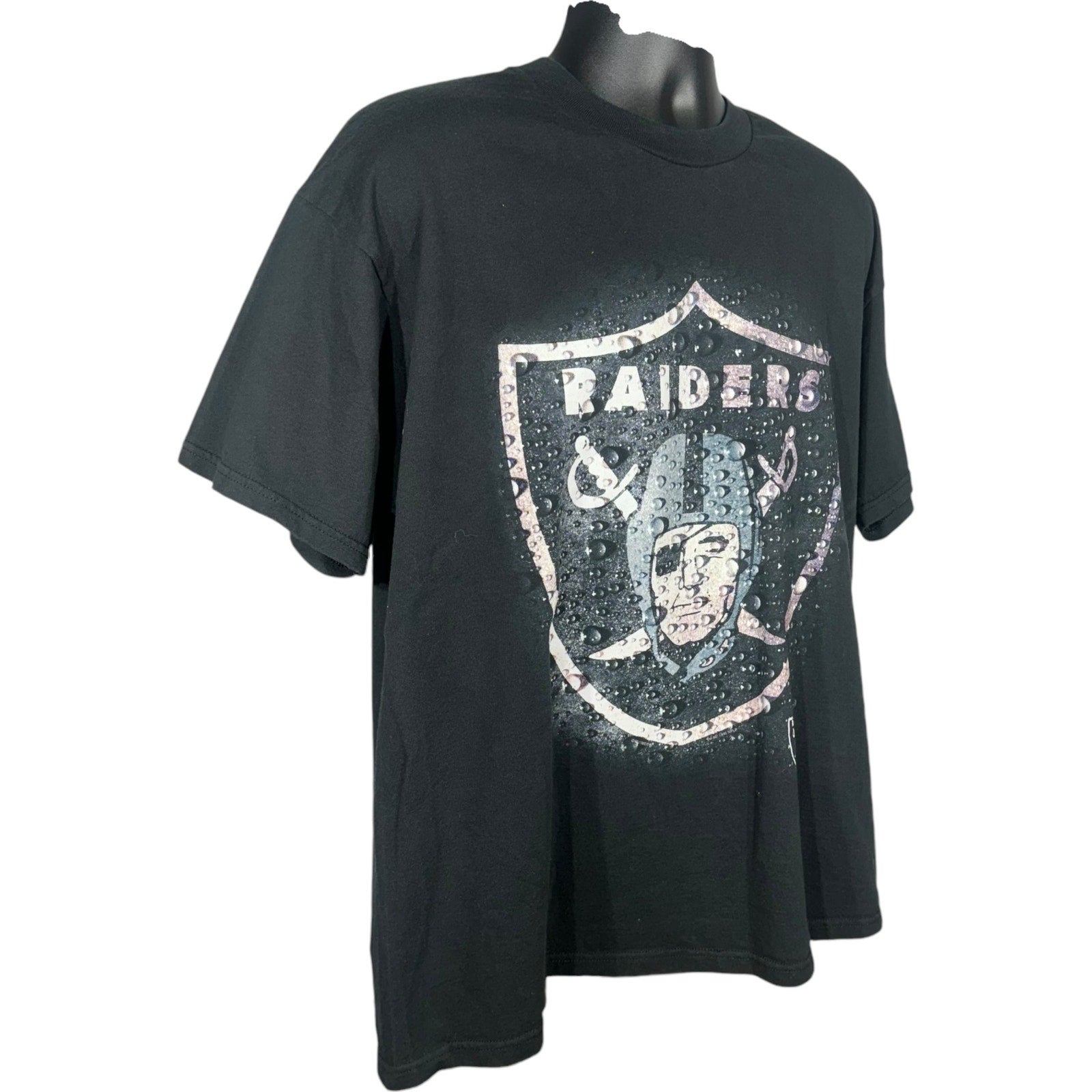 Vintage NFL Oakland Raiders Shield Logo Tee