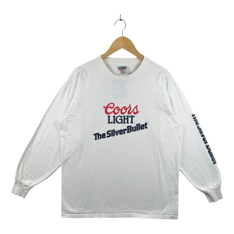 Vintage Coors Light The Silver Bullet Beer Long Sleeve