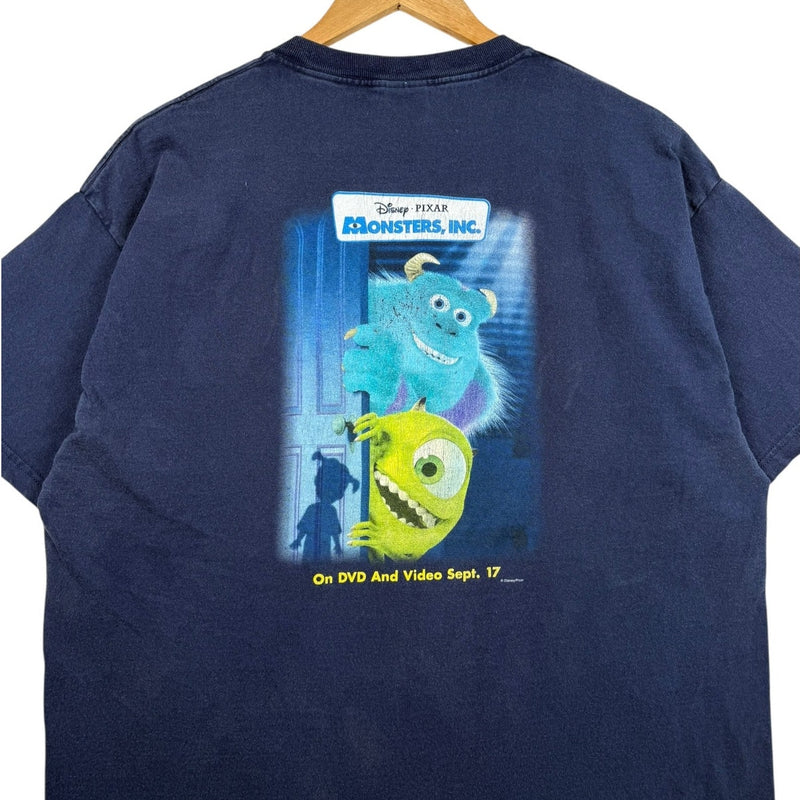 Y2K Disney Pixar Monsters Inc DVD Promo T-Shirt