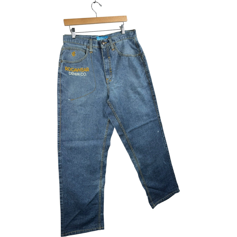 Vintage Rocawear Denim Co Embroidery Jeans 34