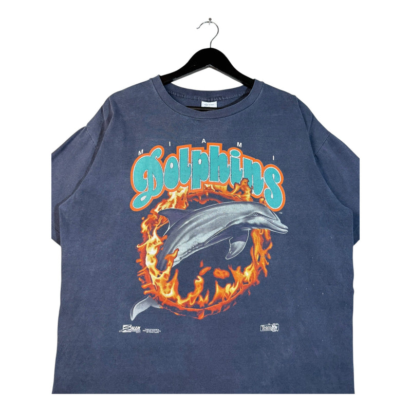 Vintage Salem Sportswear Miami Dolphins Graphic NFL T-Shirt