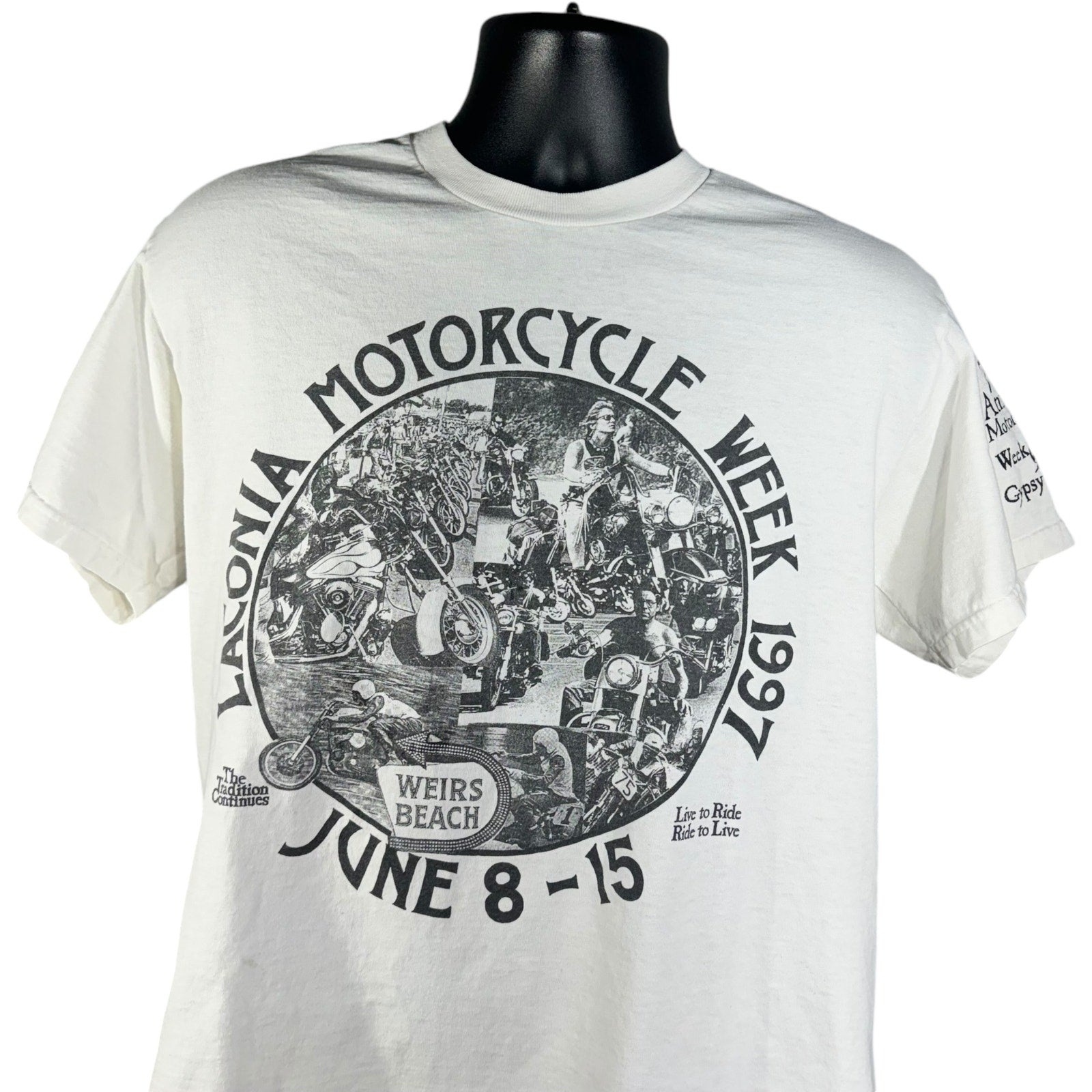 Vintage Laconia Motorcycle Week Tee 1997