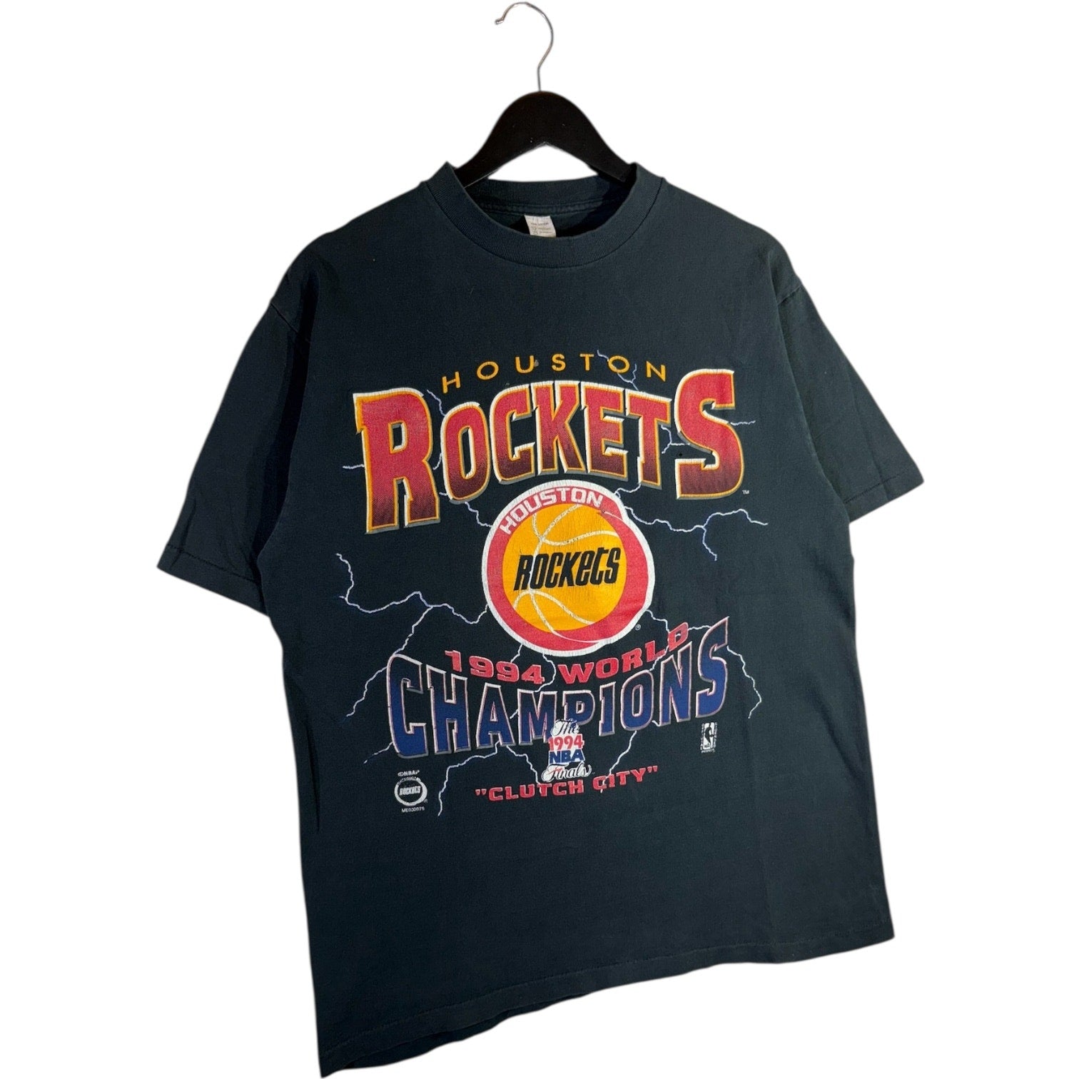 Vintage Houston Rockets 1994 Clutch City NBA T-Shirt