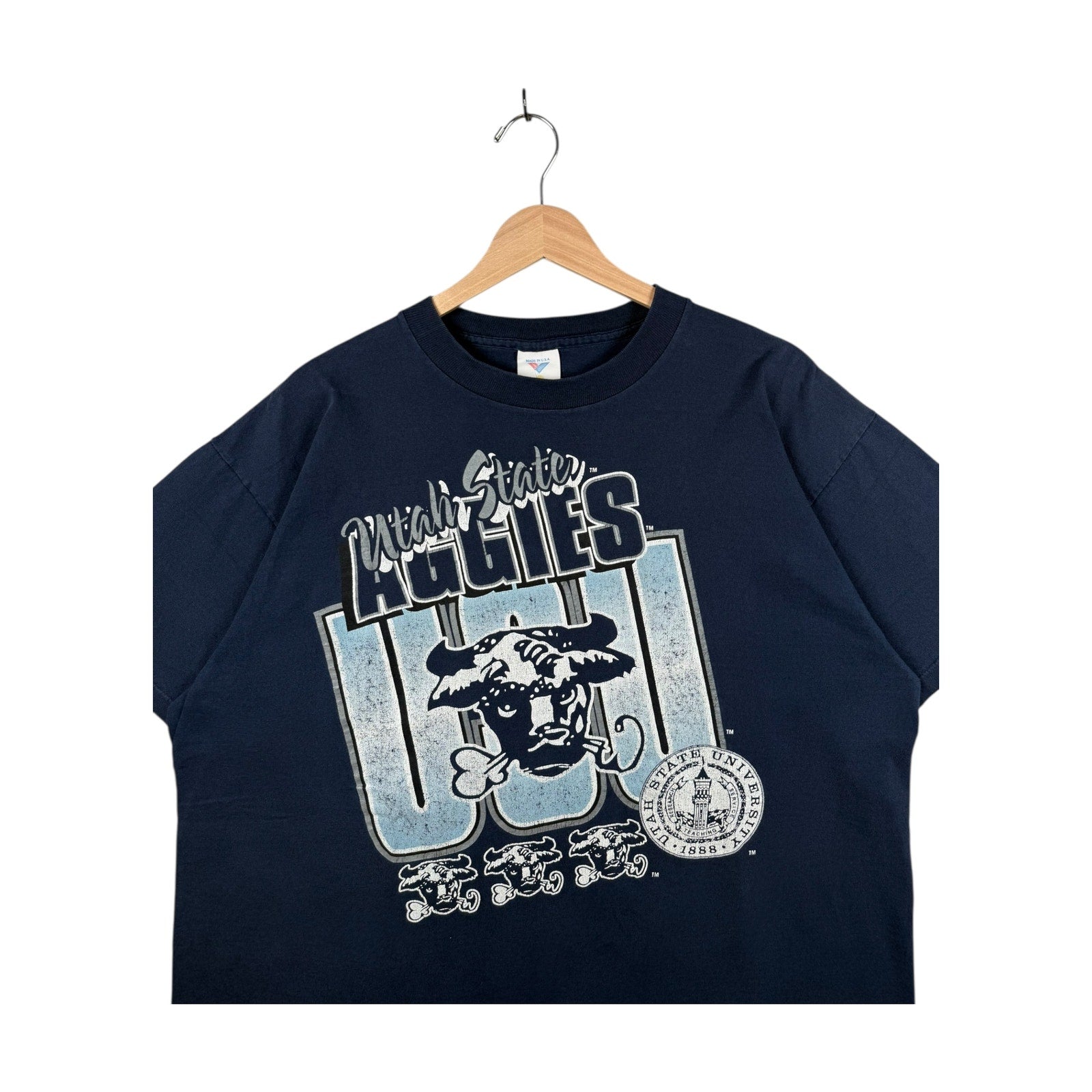 Vintage Utah State Aggies USU College T-Shirt