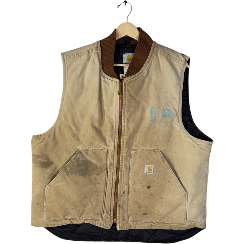 Vintage Carhartt Insulated Full Zip Workwear Vest