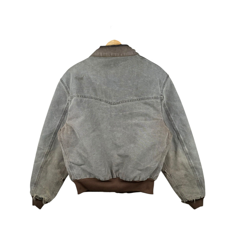 Vintage Carhartt Santa Fe Distressed Bomber Jacket