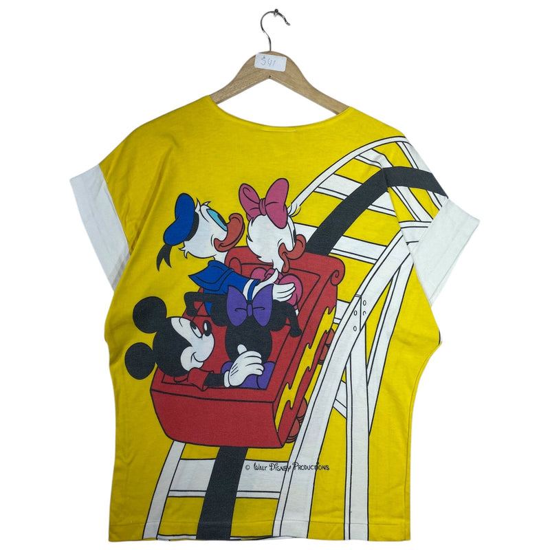 Vintage Disney Couples Roller Coaster Graphic T-Shirt