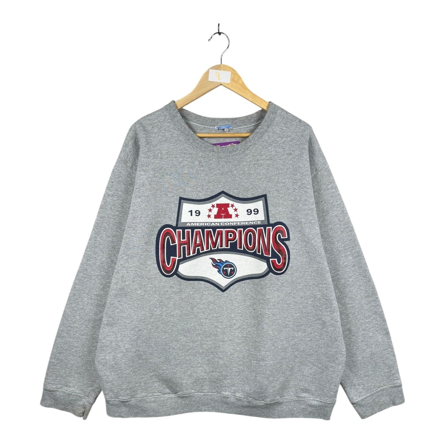 Vintage Tennessee Titans 1999 AFC Champions Crewneck