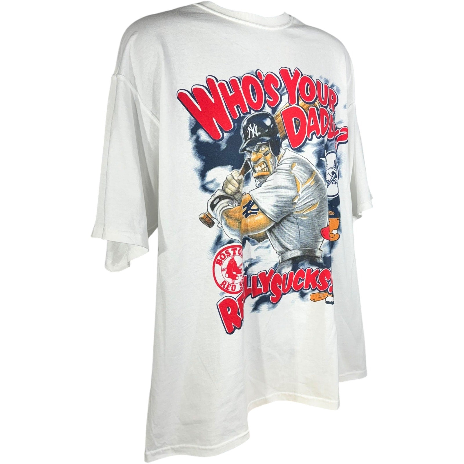 Vintage NY Yankees "Who's Your Daddy" Anti Boston MLB Tee