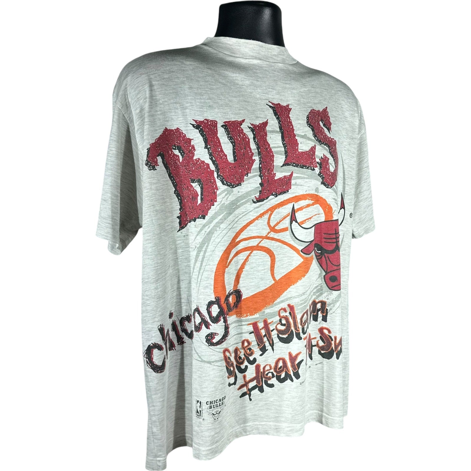 Vintage Chicago Bulls Magic Johnson T's AOP Tee